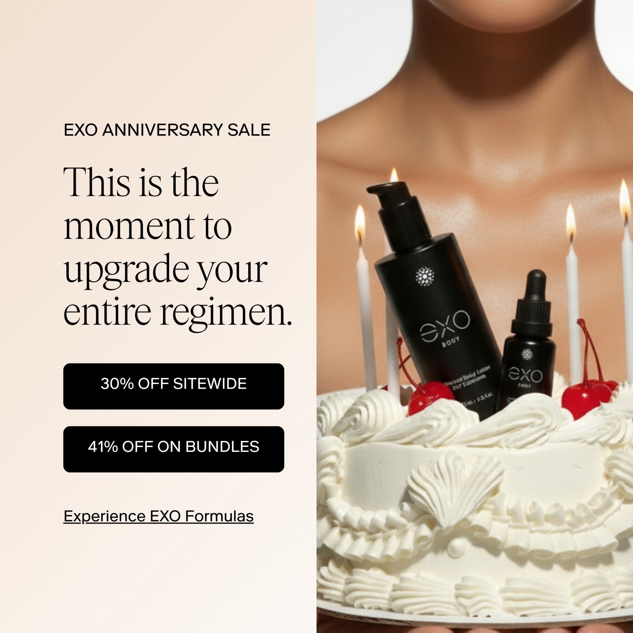 Exoceuticals Facebook ad