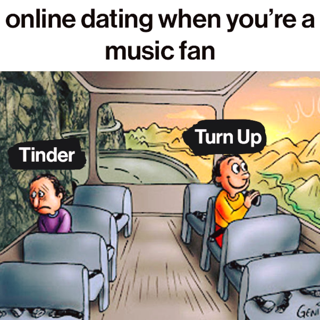 Turn Up BR Facebook ad: Find your musical soulmate today