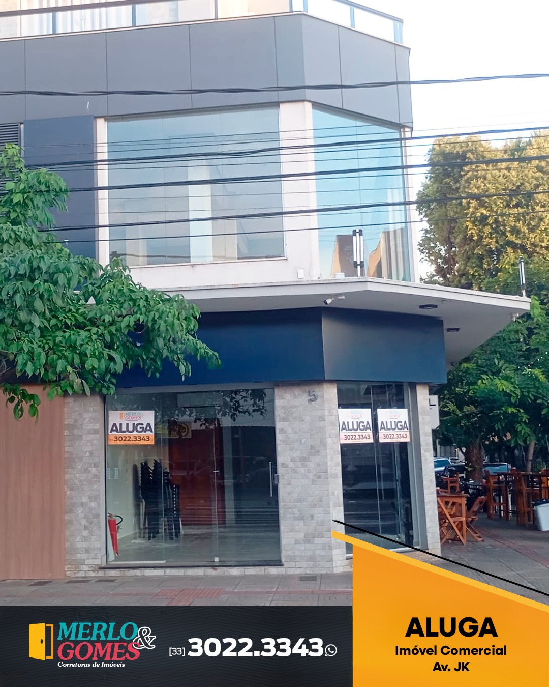 Merlo&Gomes Corretoras de Imóveis Facebook ad: Imóvel Comercial para Locação, Av.