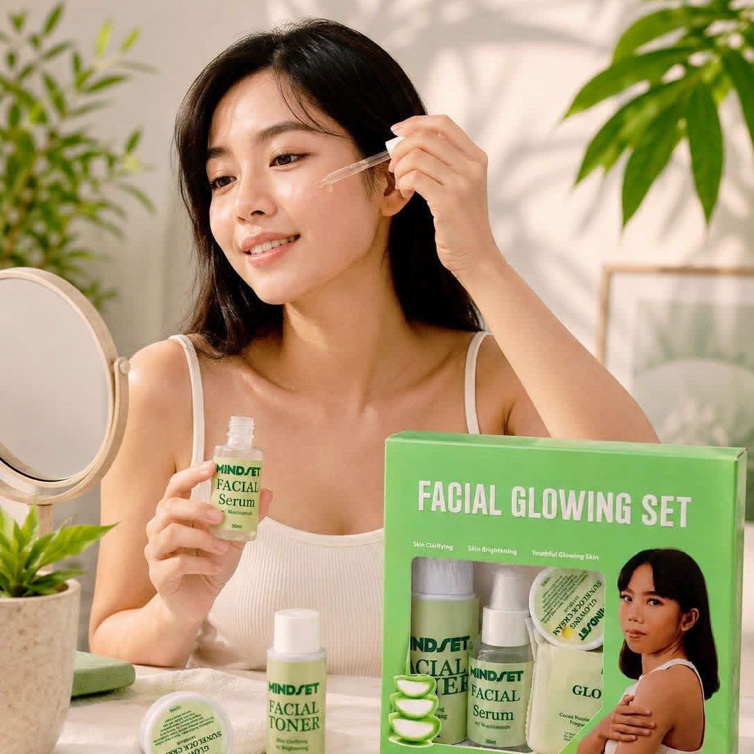 Mindset Herbal Company Facebook ad: Say Hello to Healthy, Glowing Skin!