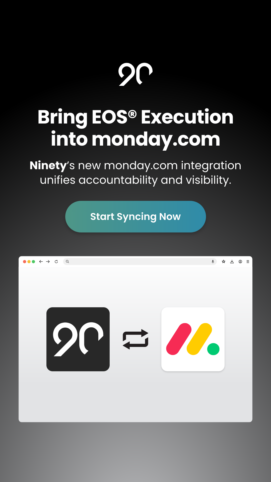 Ninety.io Facebook ad