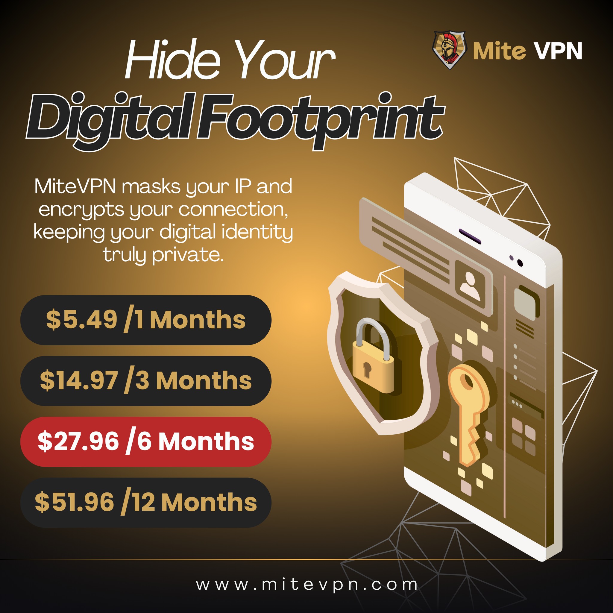 MITE VPN Facebook ad