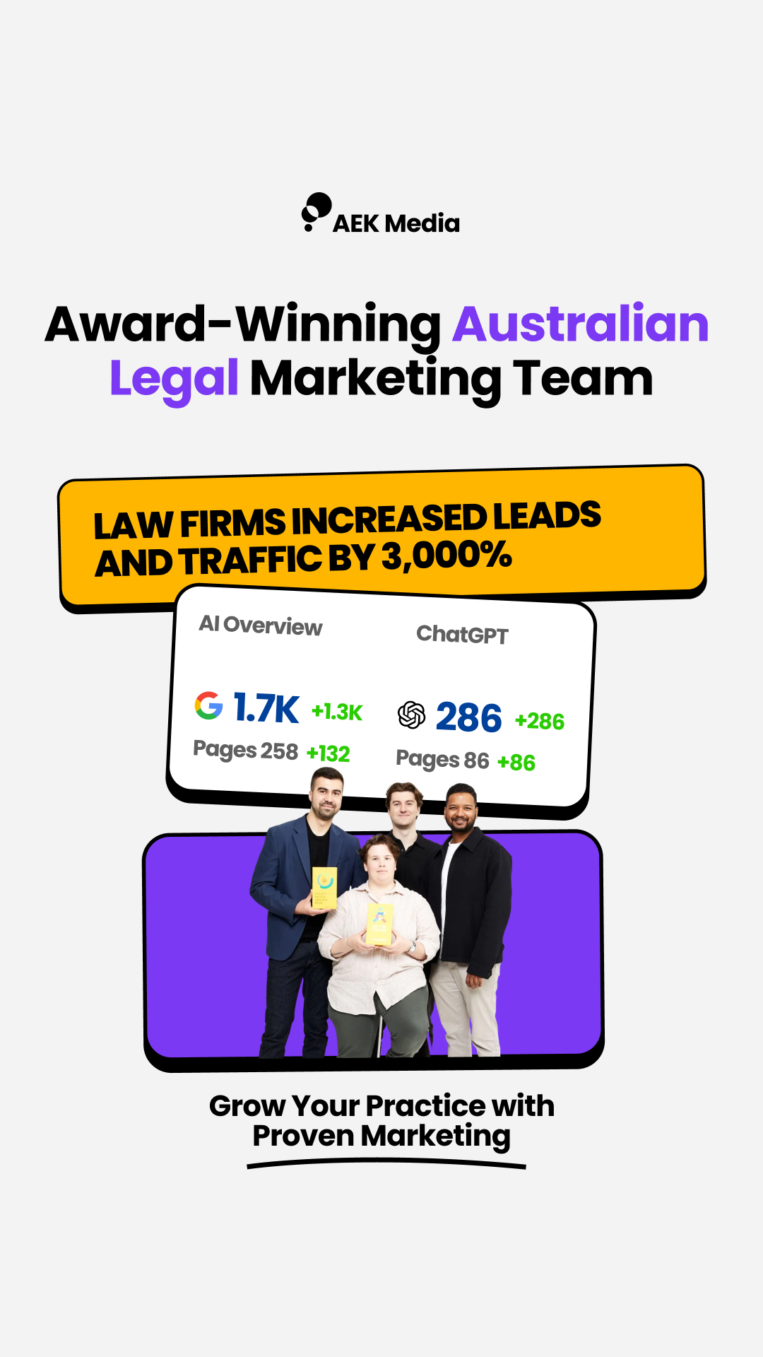 AEK Media Facebook ad from Apr 23, 2026