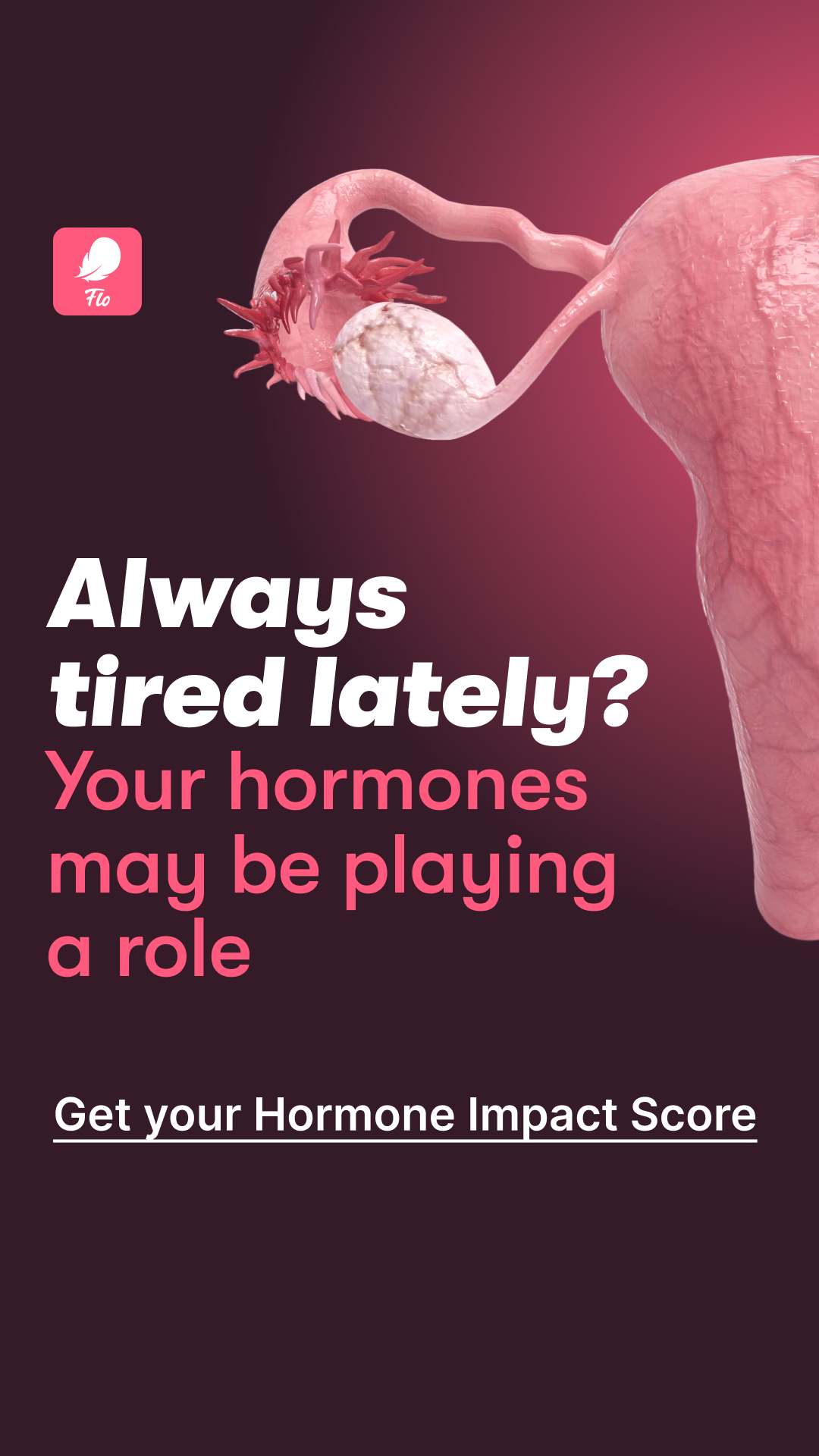 Flo Period Tracker App Facebook ad