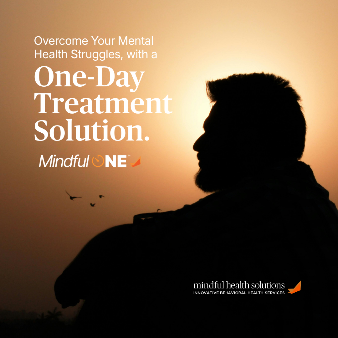 Mindful Health Solutions Facebook ad: Find your Depression Solution with MindfulONE