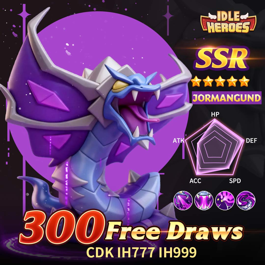 Idle Heroes Facebook ad: Play Different, Go Idle!