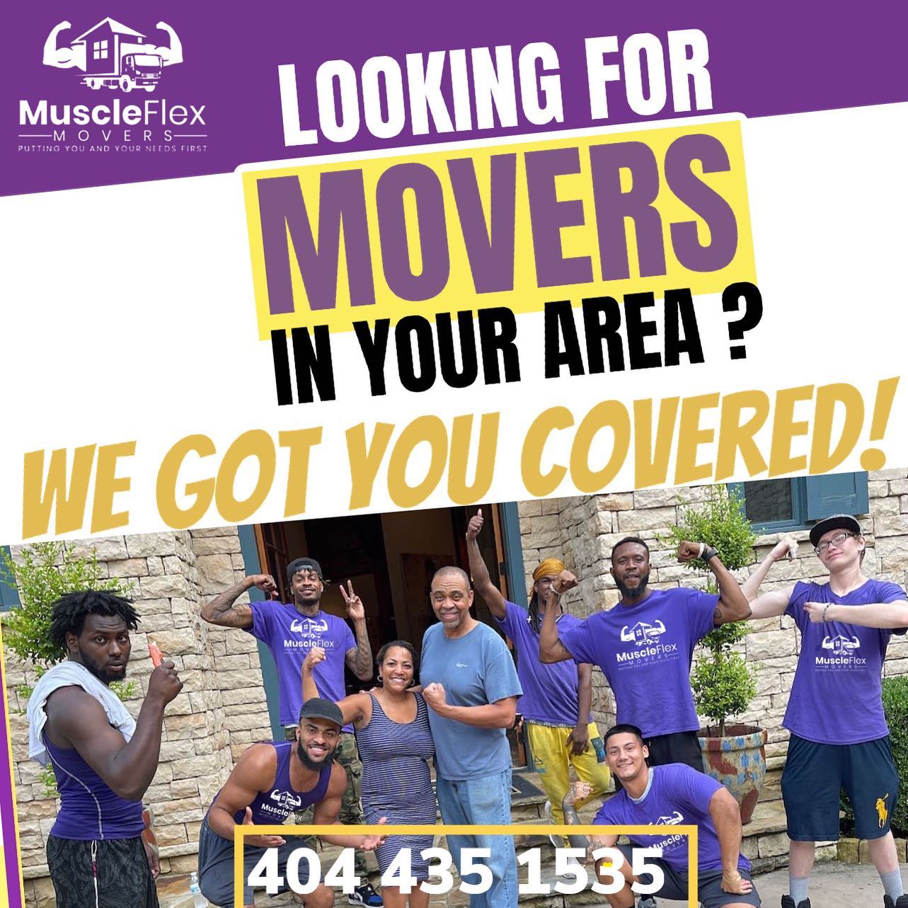 MuscleFlex Movers Facebook ad