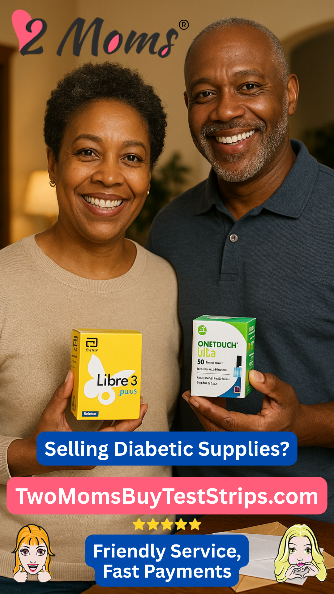 Two Moms Buy Test Strips Facebook ad