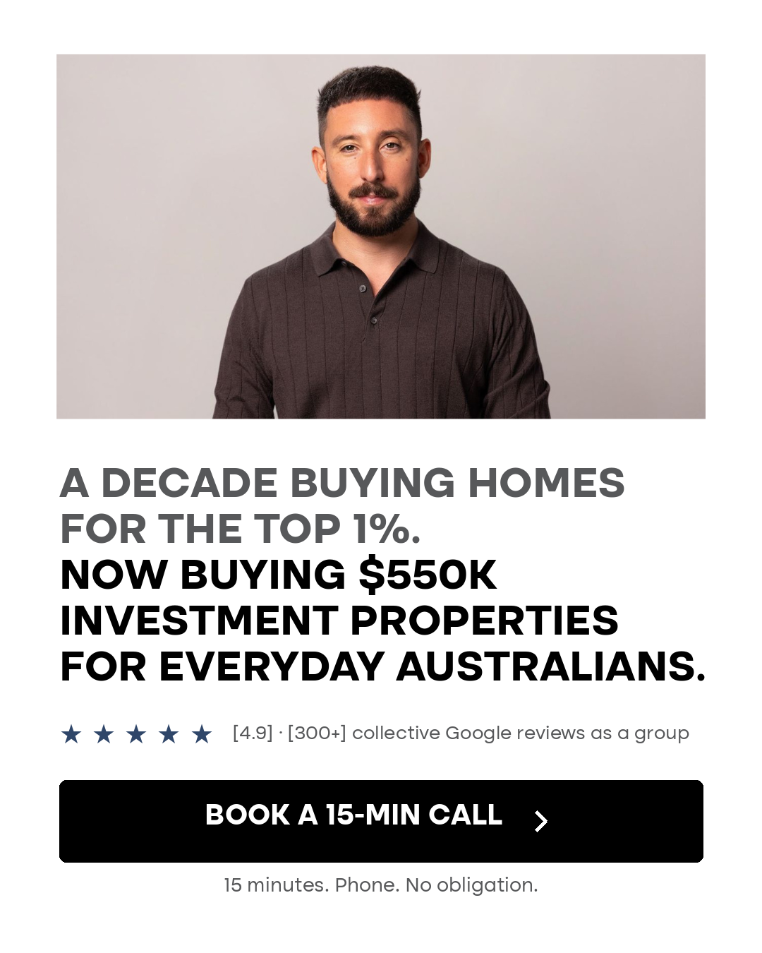 CH Secure Facebook ad: A Decade Buying For The 1%. Now From $550K