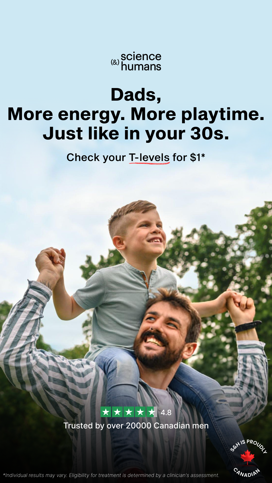 ScienceandHumans Facebook ad