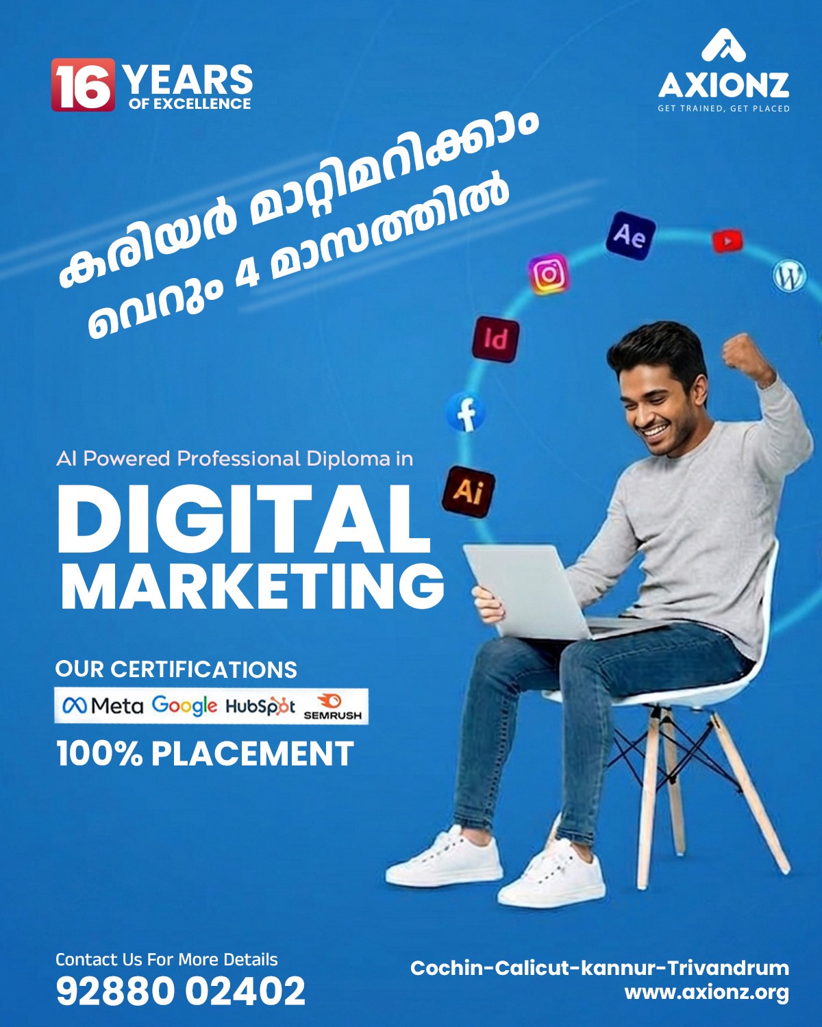 Axionz Institute Facebook ad