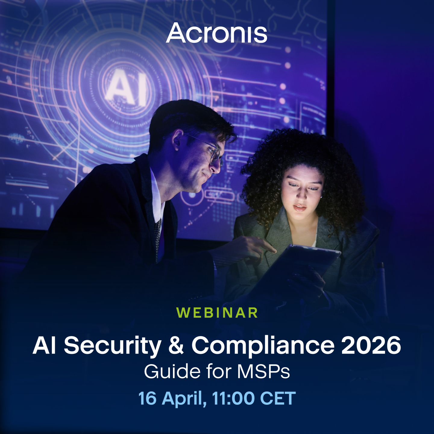 Acronis Facebook ad