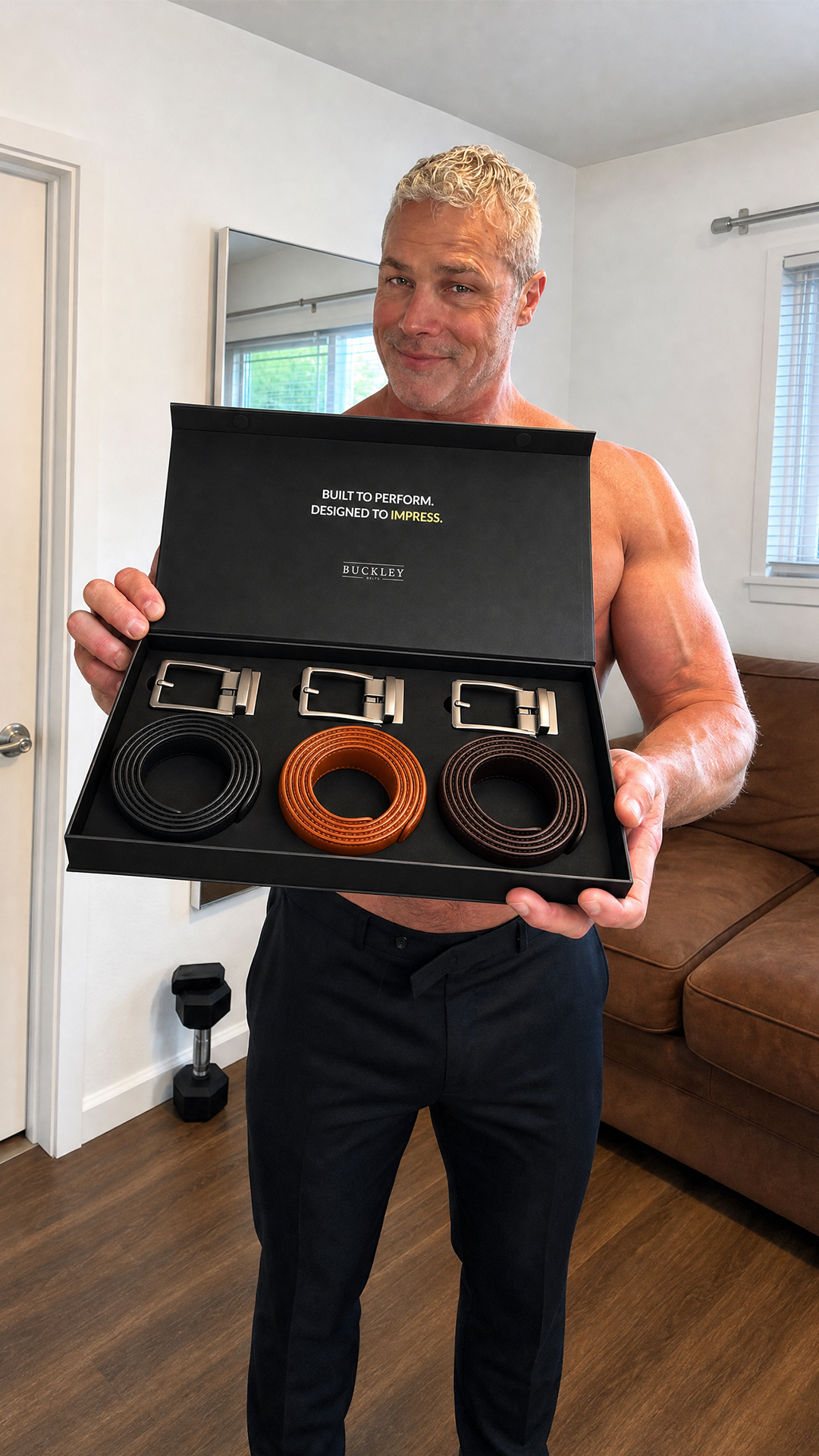 Buckley Belts Facebook ad