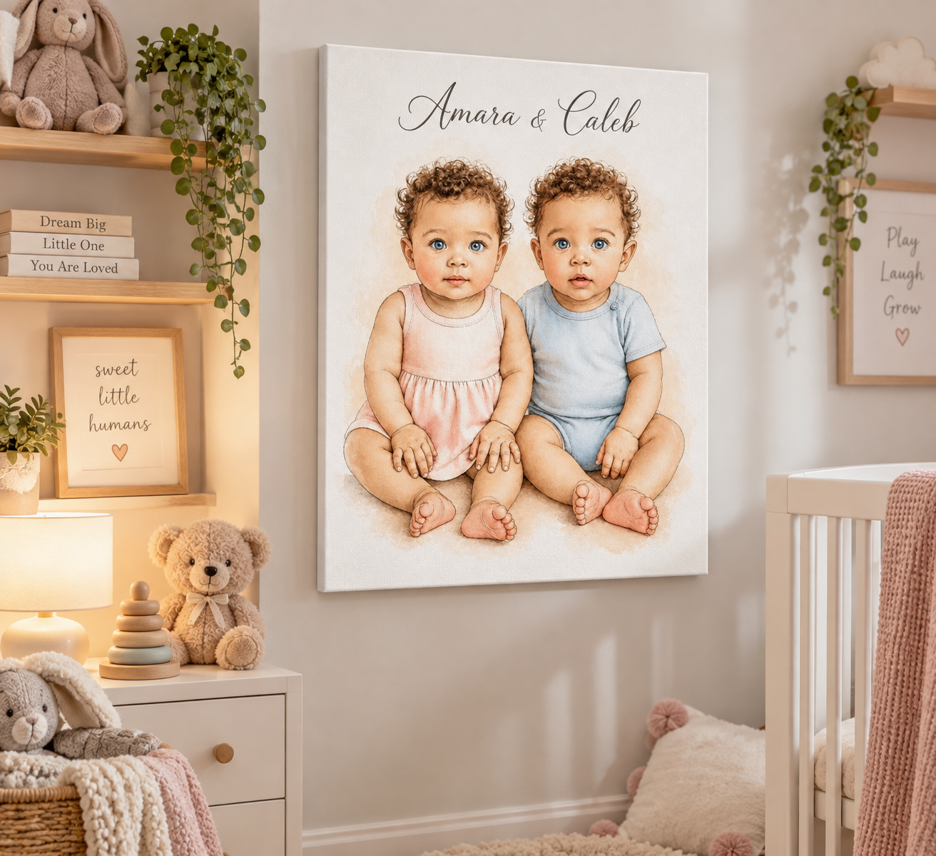 Wall Art Prints Facebook ad: They Won’t Stay This Little, Capture It Now