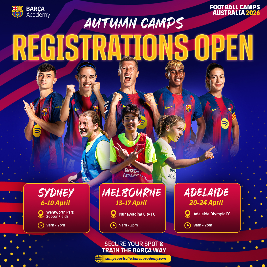 Barça Academy Australia & New Zealand Facebook ad