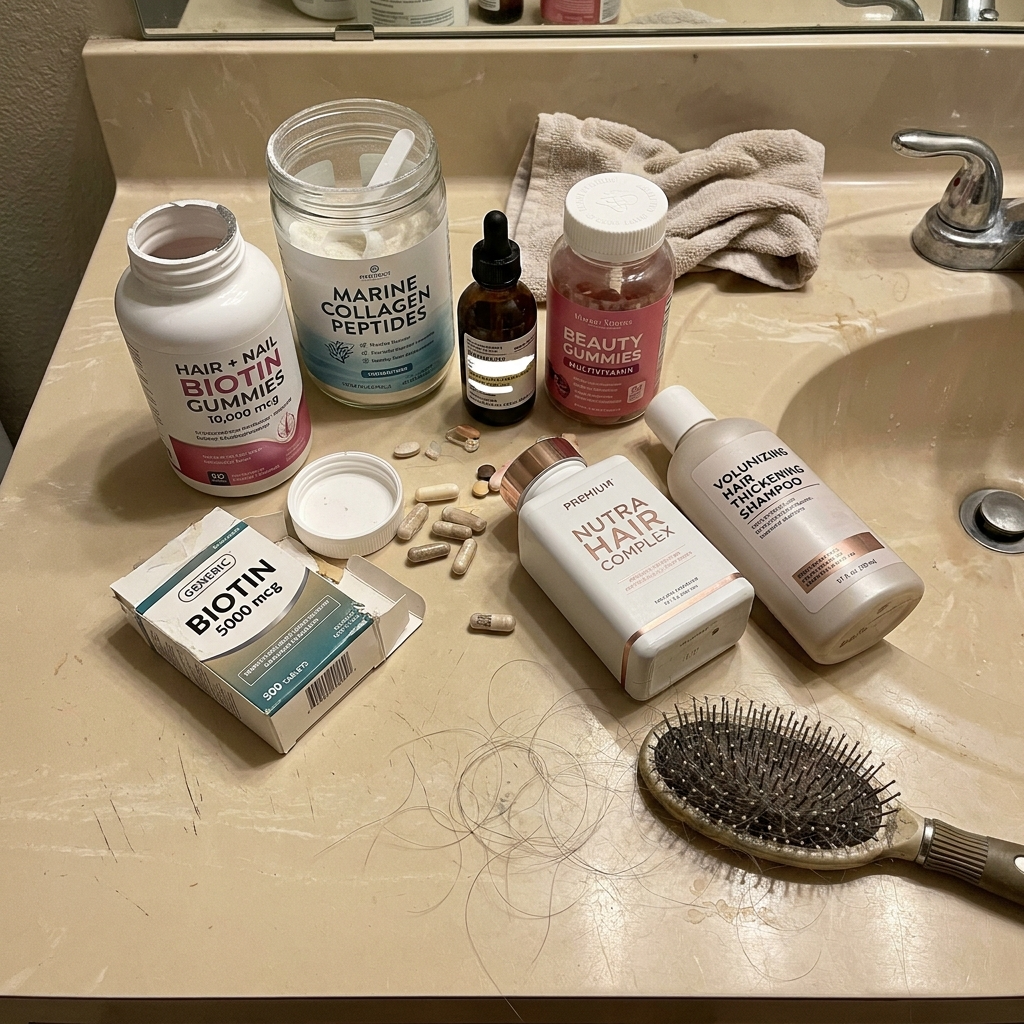 Jessica Miller Facebook ad: #1 Solution for GLP-1 Hair Loss