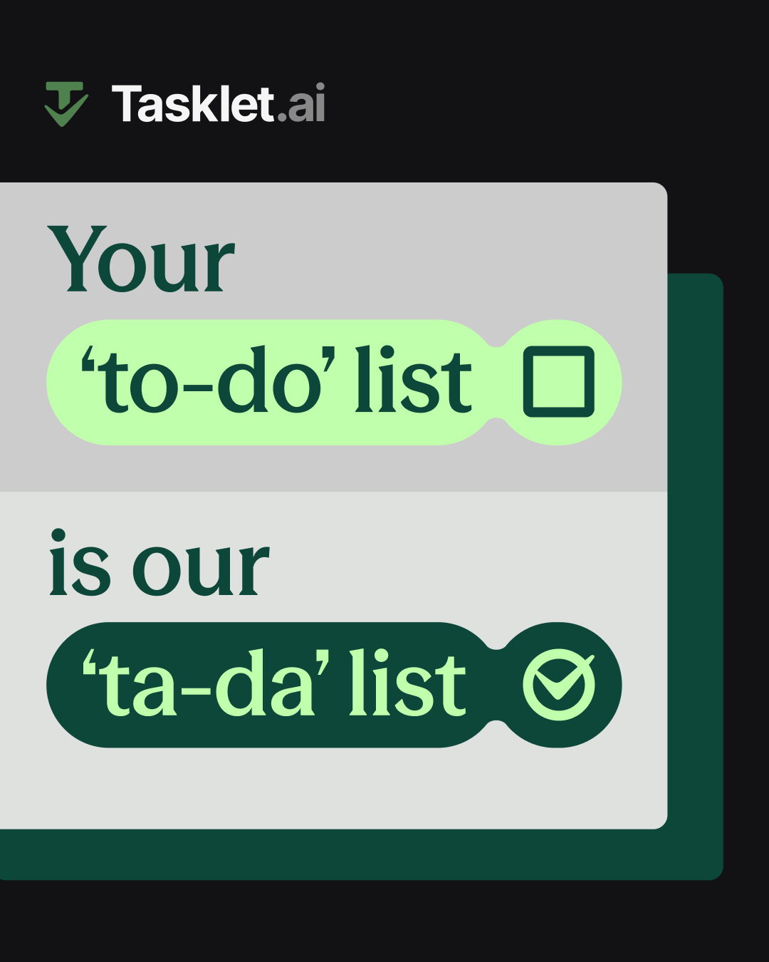 Tasklet Facebook ad