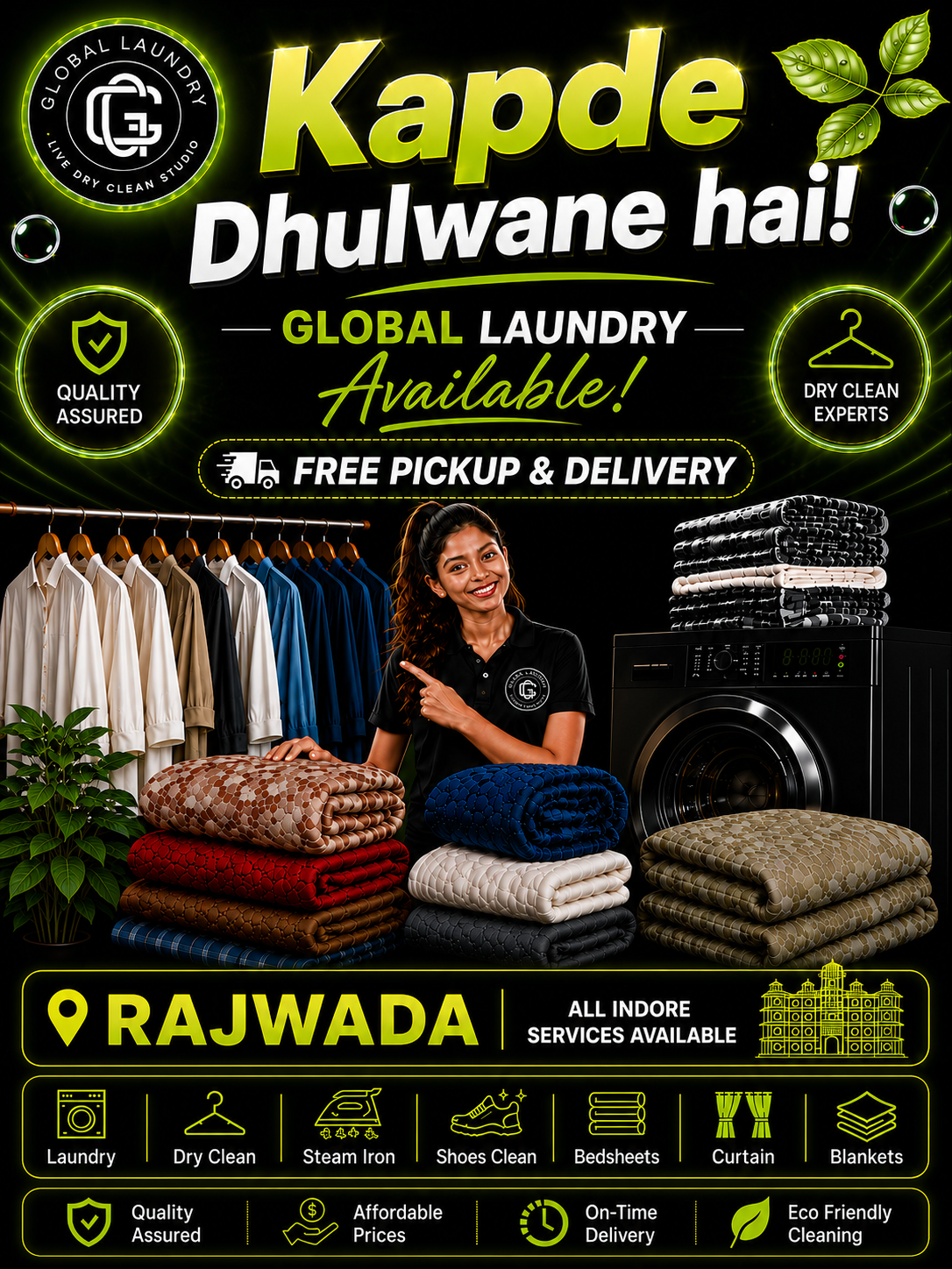 Global laundry  Facebook ad