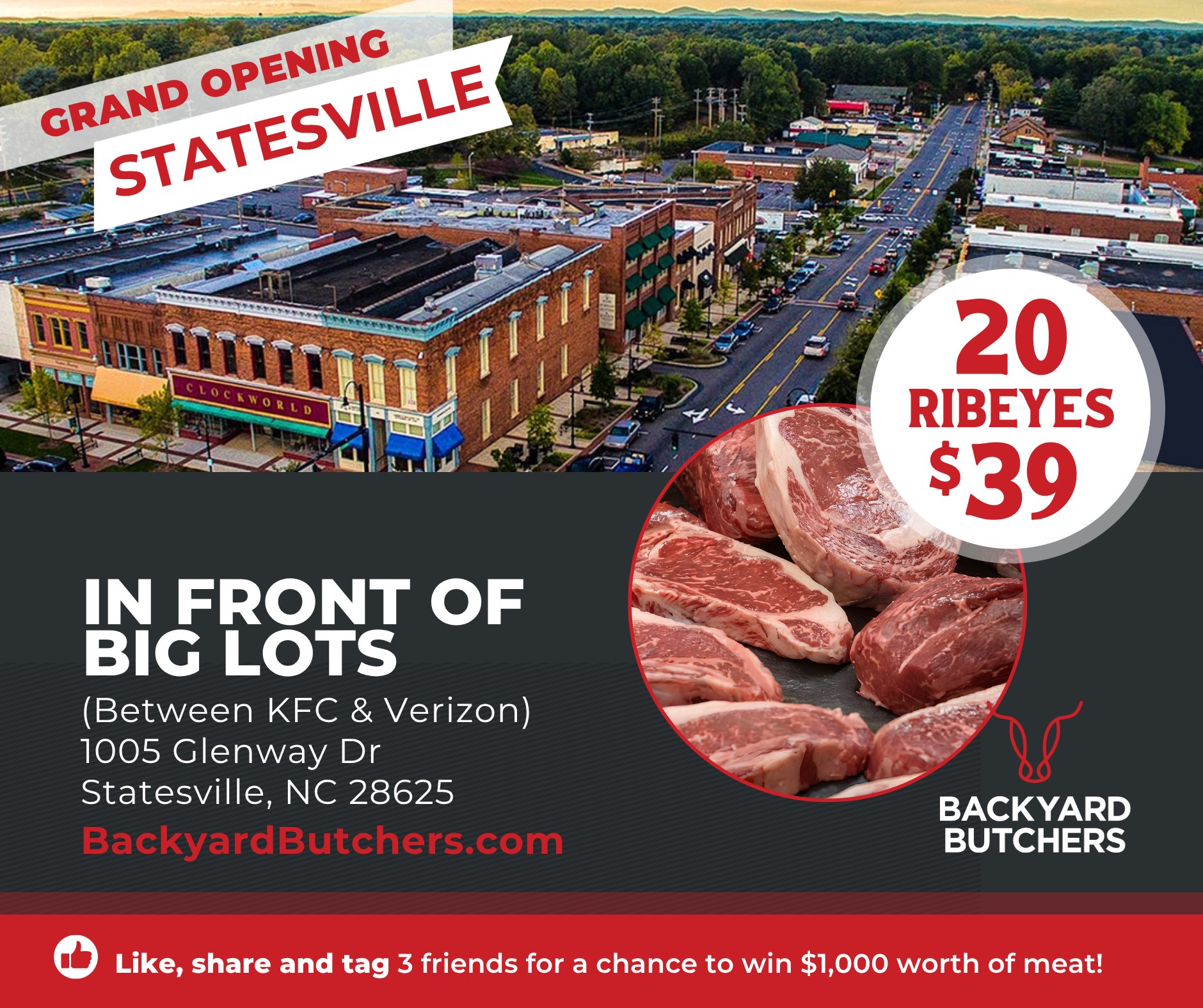 Backyard Butchers Facebook ad