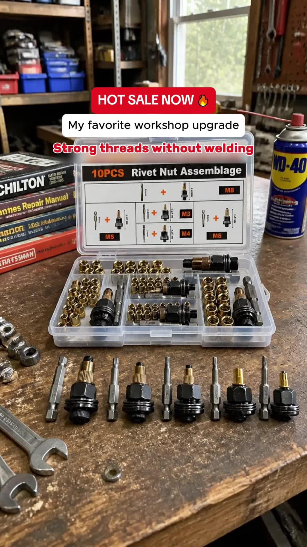Unismart Facebook ad: Riveting Gun Head & Nutsert Cap