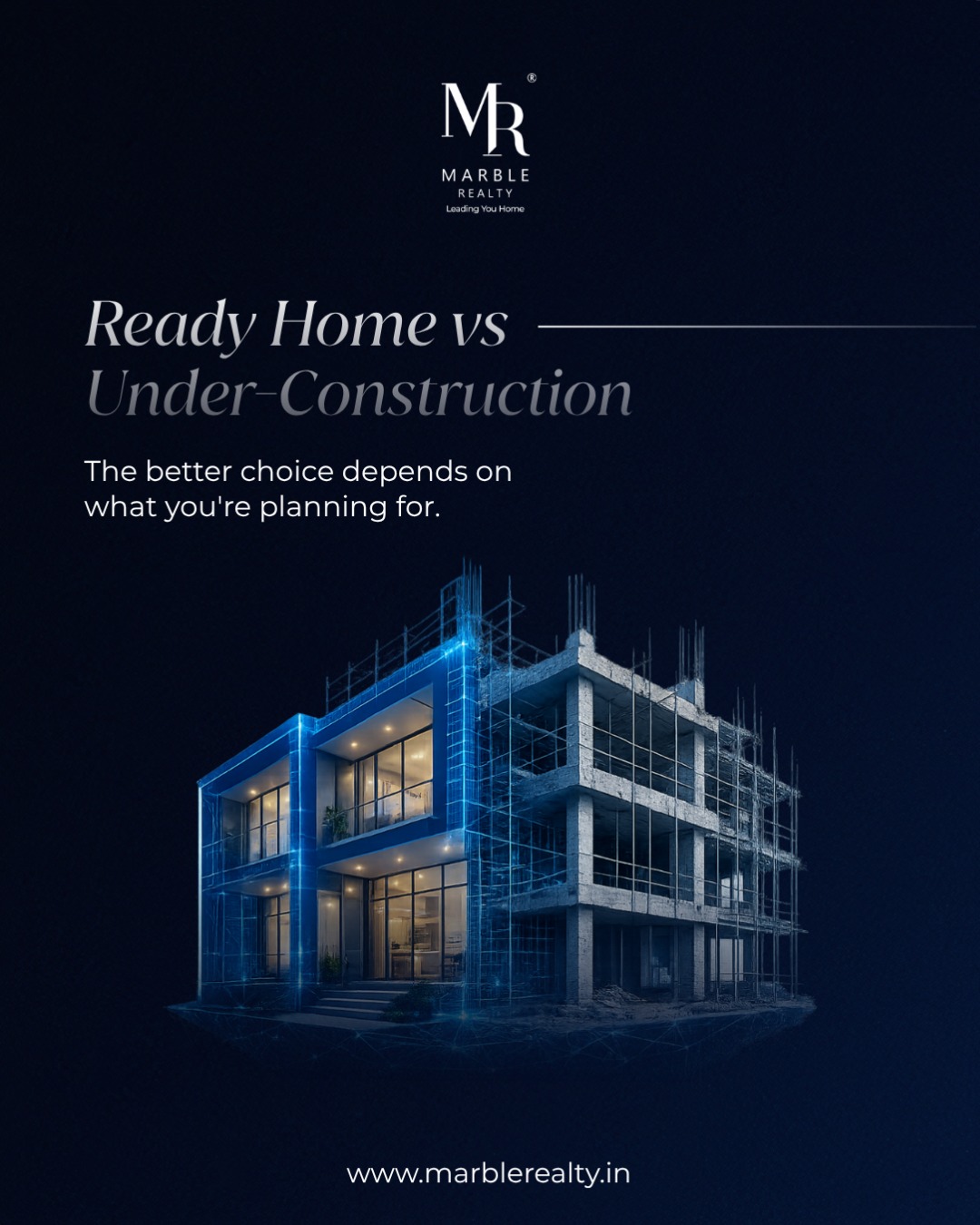 Marble Realty Facebook ad: When it comes to property decisions, timing can…
