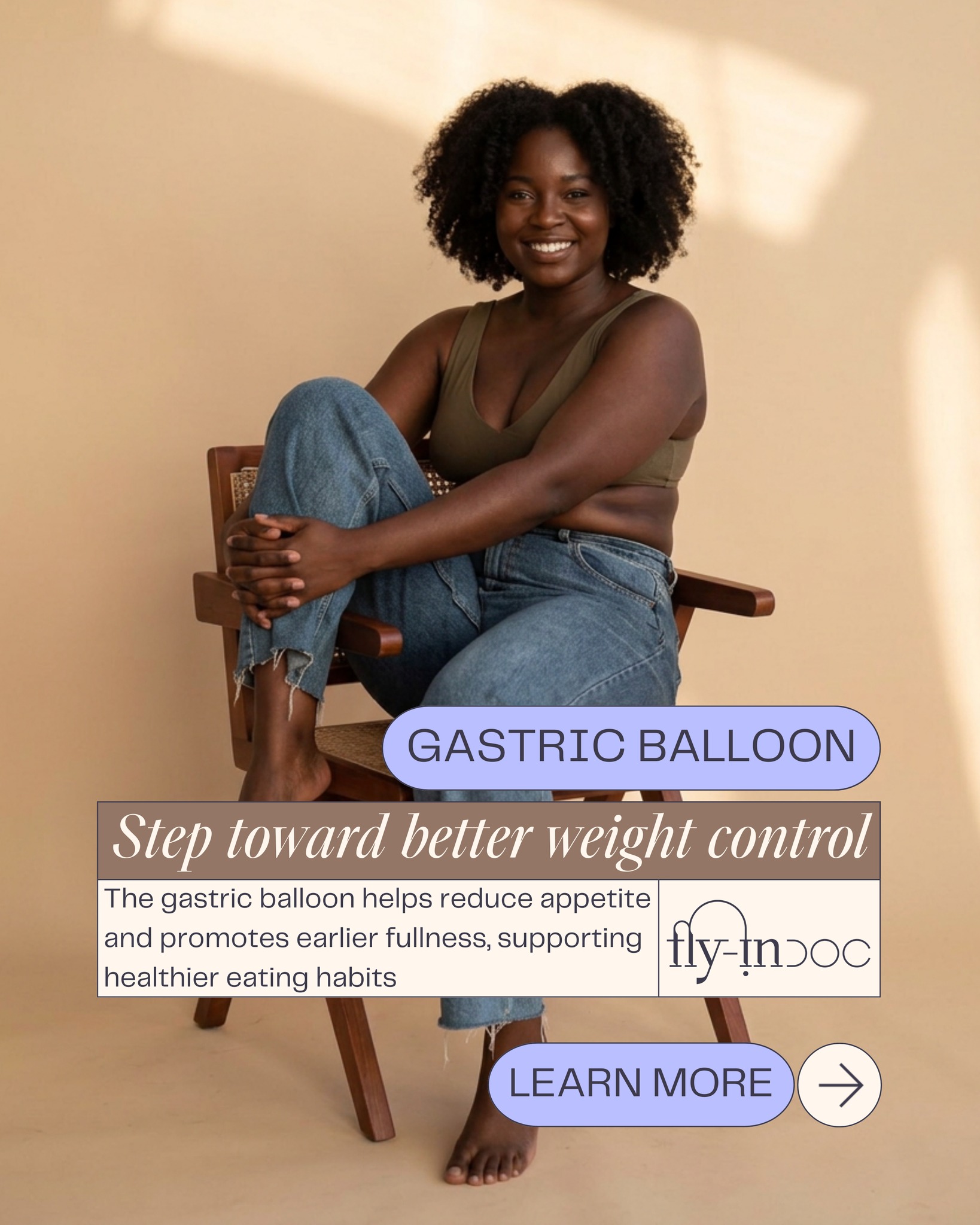Flyindoc.com Facebook ad: Looking for a minimally invasive way to support…