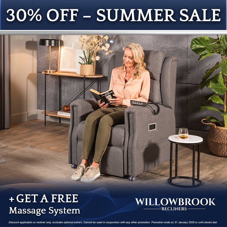Willowbrook Recliners Facebook ad: SUMMER SALE NOW ON!