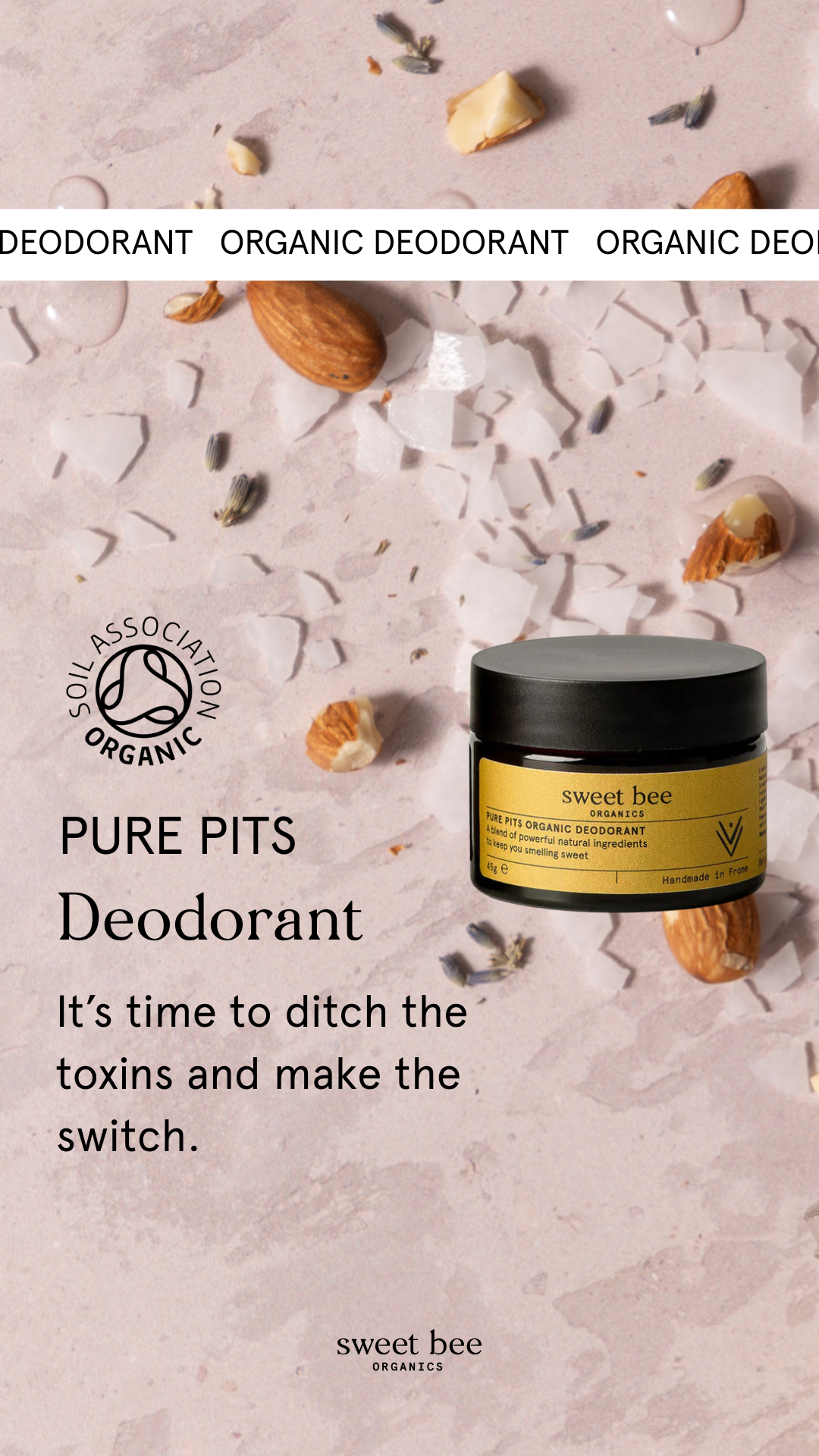 Sweet Bee Organics Facebook ad