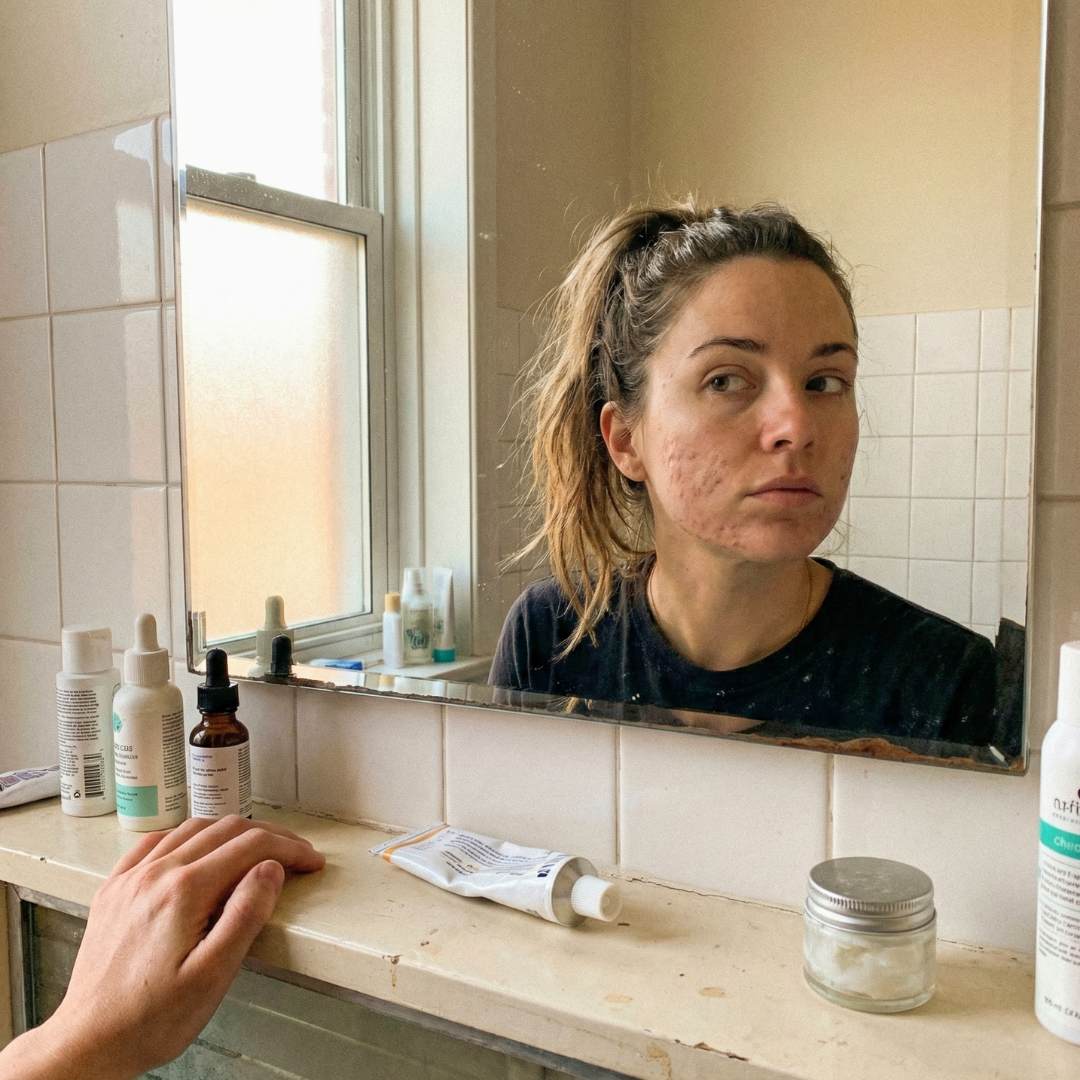 Terraura Facebook ad: She Tried 14 Serums. #15 Changed Everything