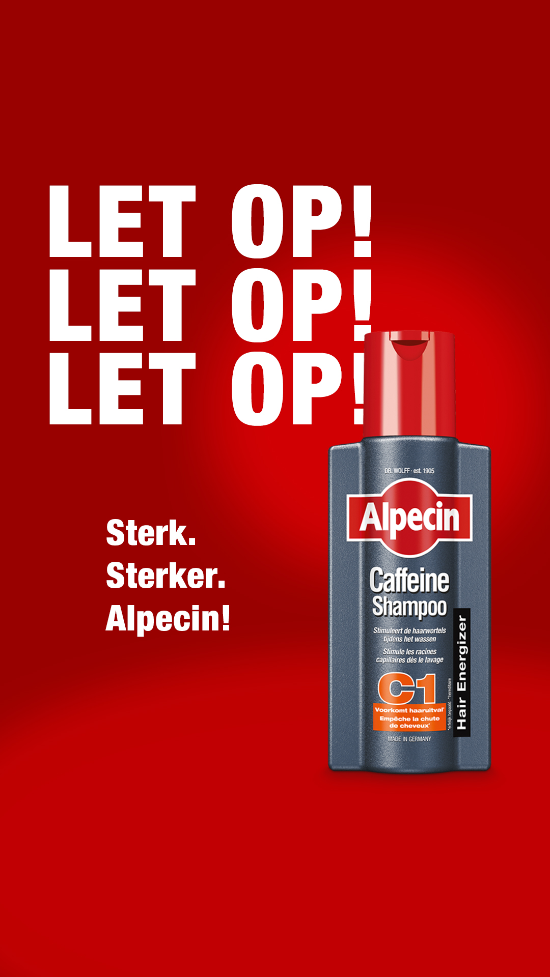 Alpecin Facebook ad