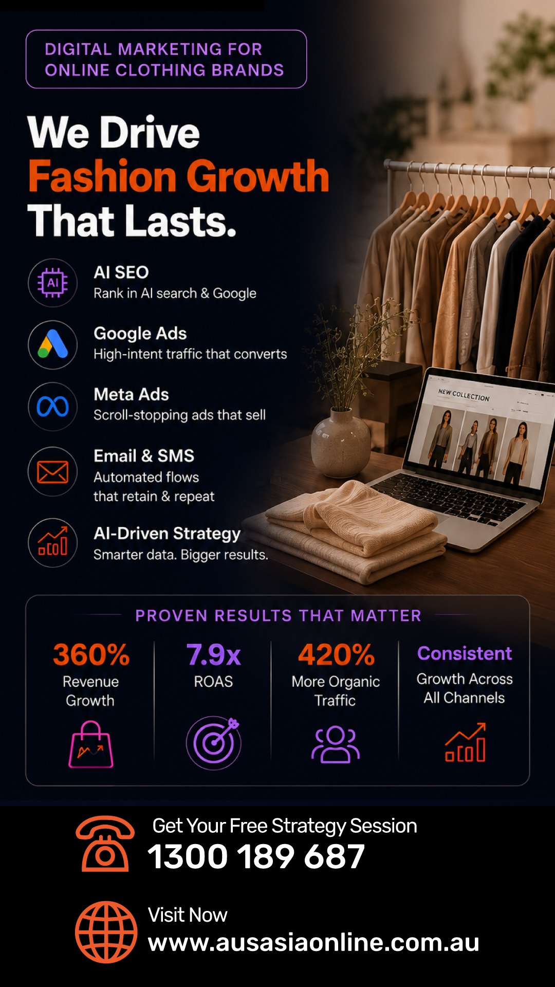 Aus Asia Online Facebook ad