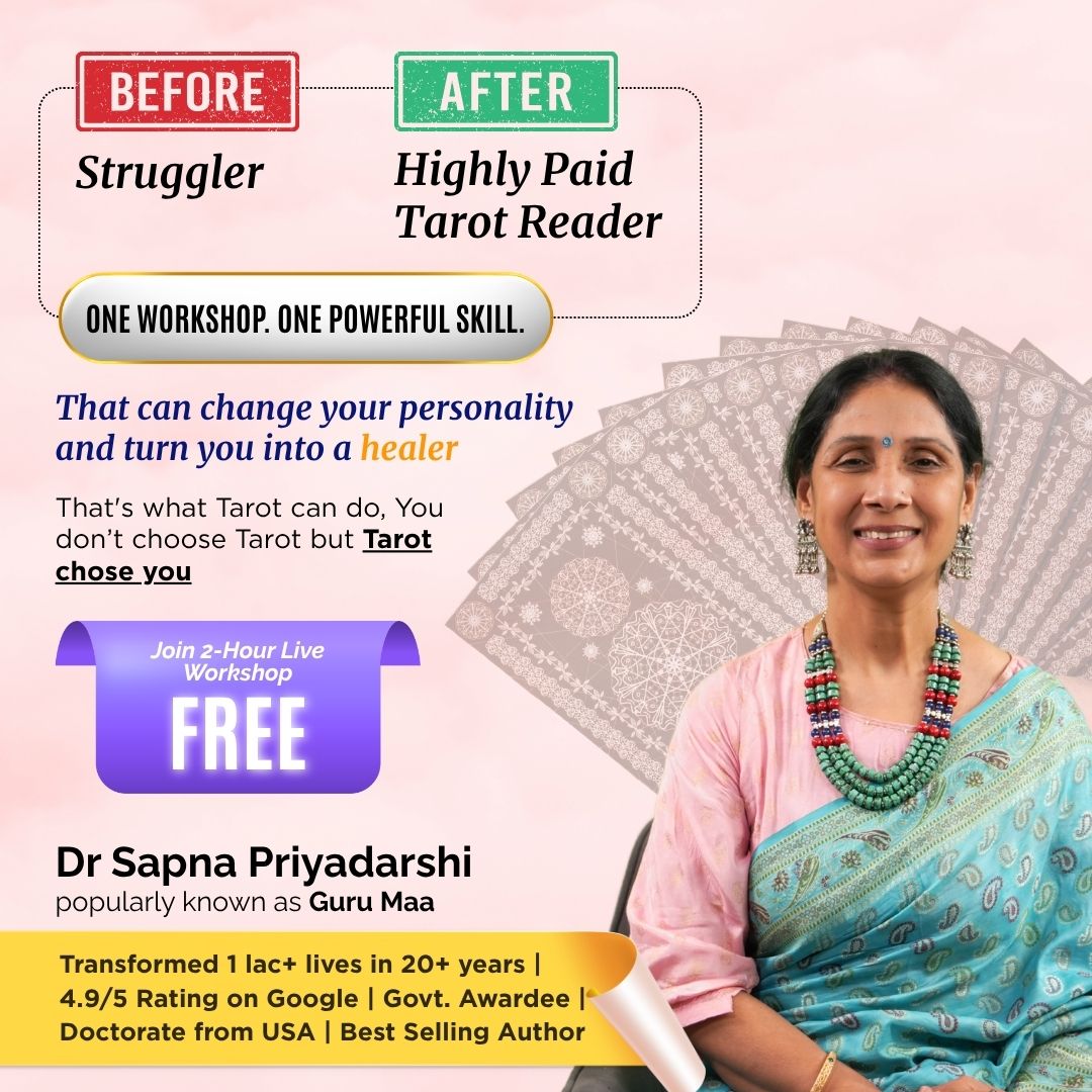 Mystic Tarot with Dr Sapna Priyadarshi Facebook ad