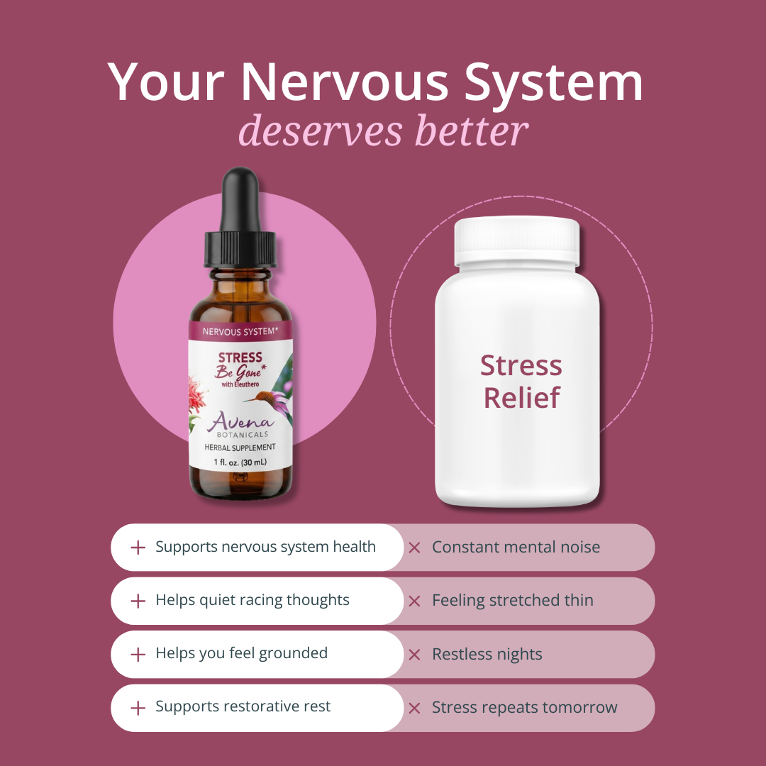 Avena Botanicals Facebook ad: Treat Your Nervous System