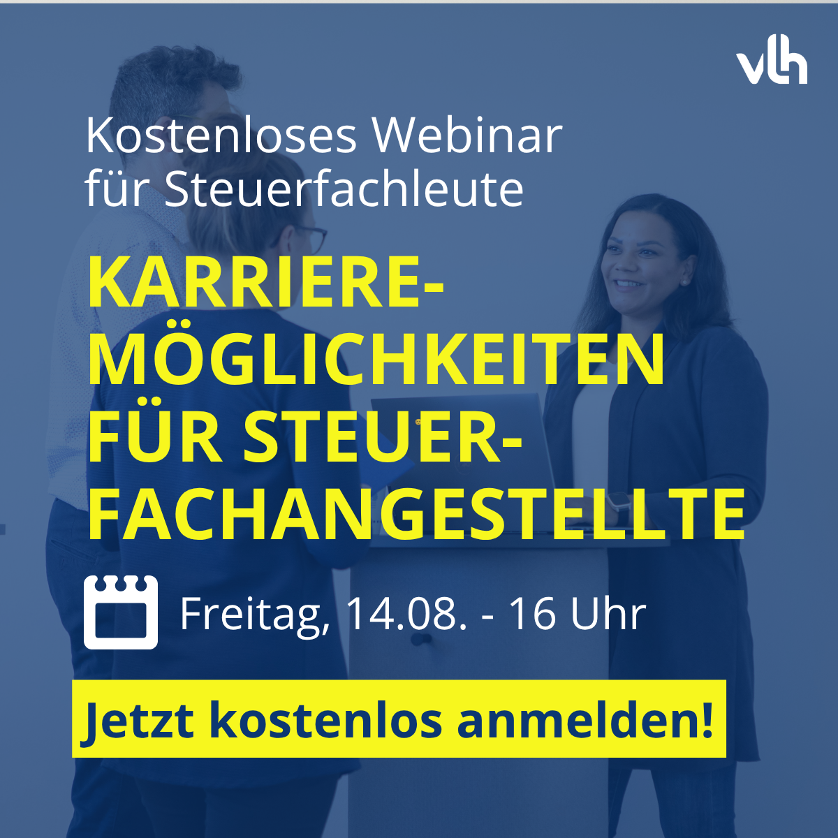 Lohnsteuerhilfeverein Vereinigte Lohnsteuerhilfe e.V. (VLH) Facebook ad from Aug 3, 2026