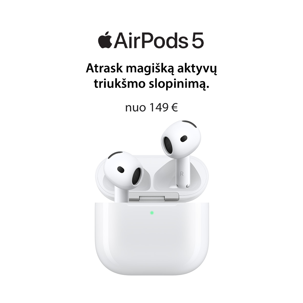 Pigu.lt Facebook ad: AirPods 5