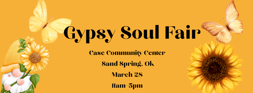 GypsySoulHolisticFair Facebook ad: GYPSY SOUL FAIR SAND SPRINGS, OK