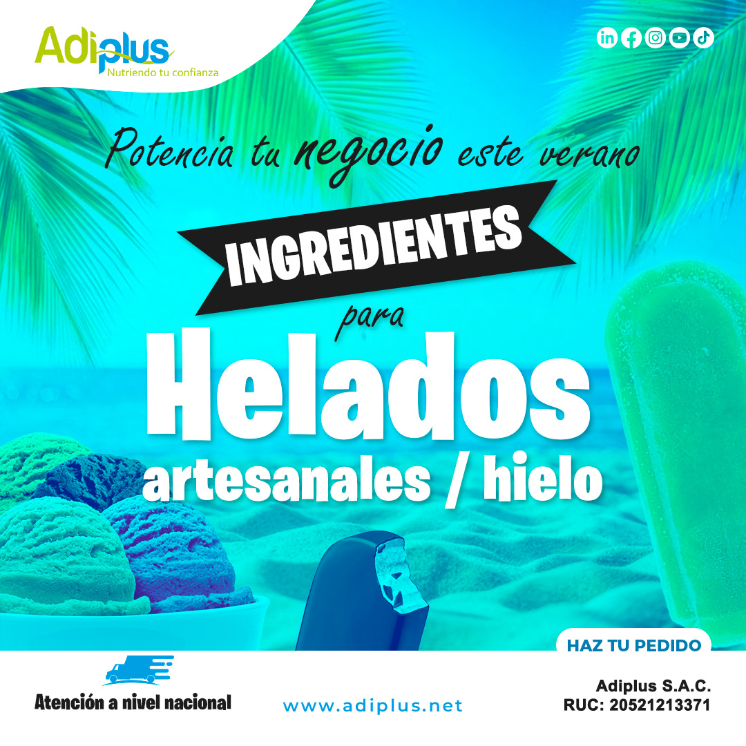Adiplus SAC Facebook ad: Prepara los mejores helados con y refresca a…