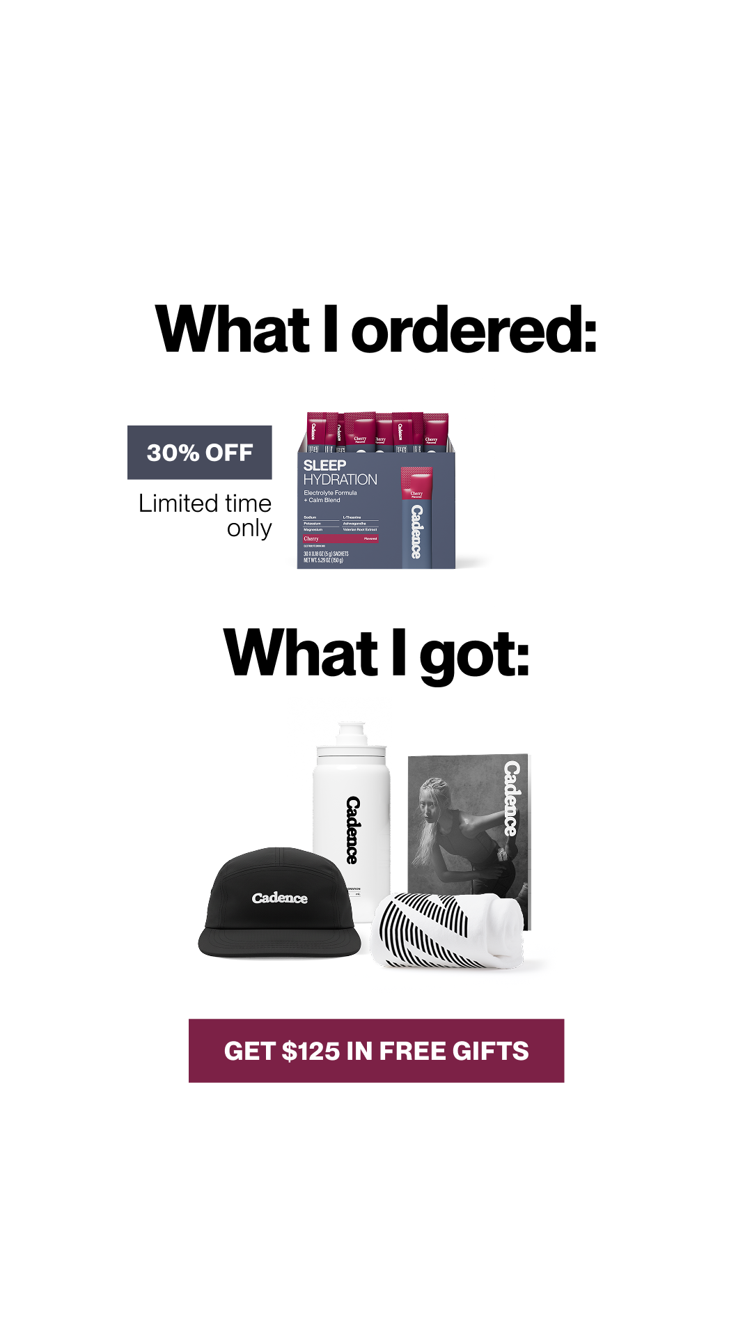 Use Cadence Facebook ad