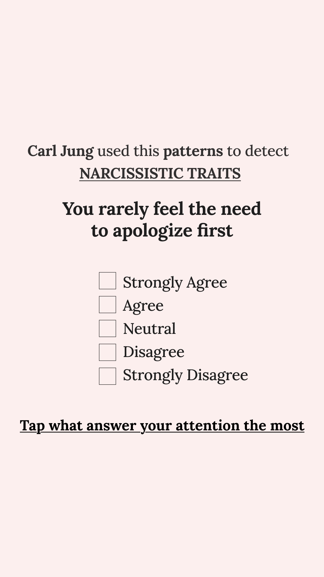 Personality Type Facebook ad