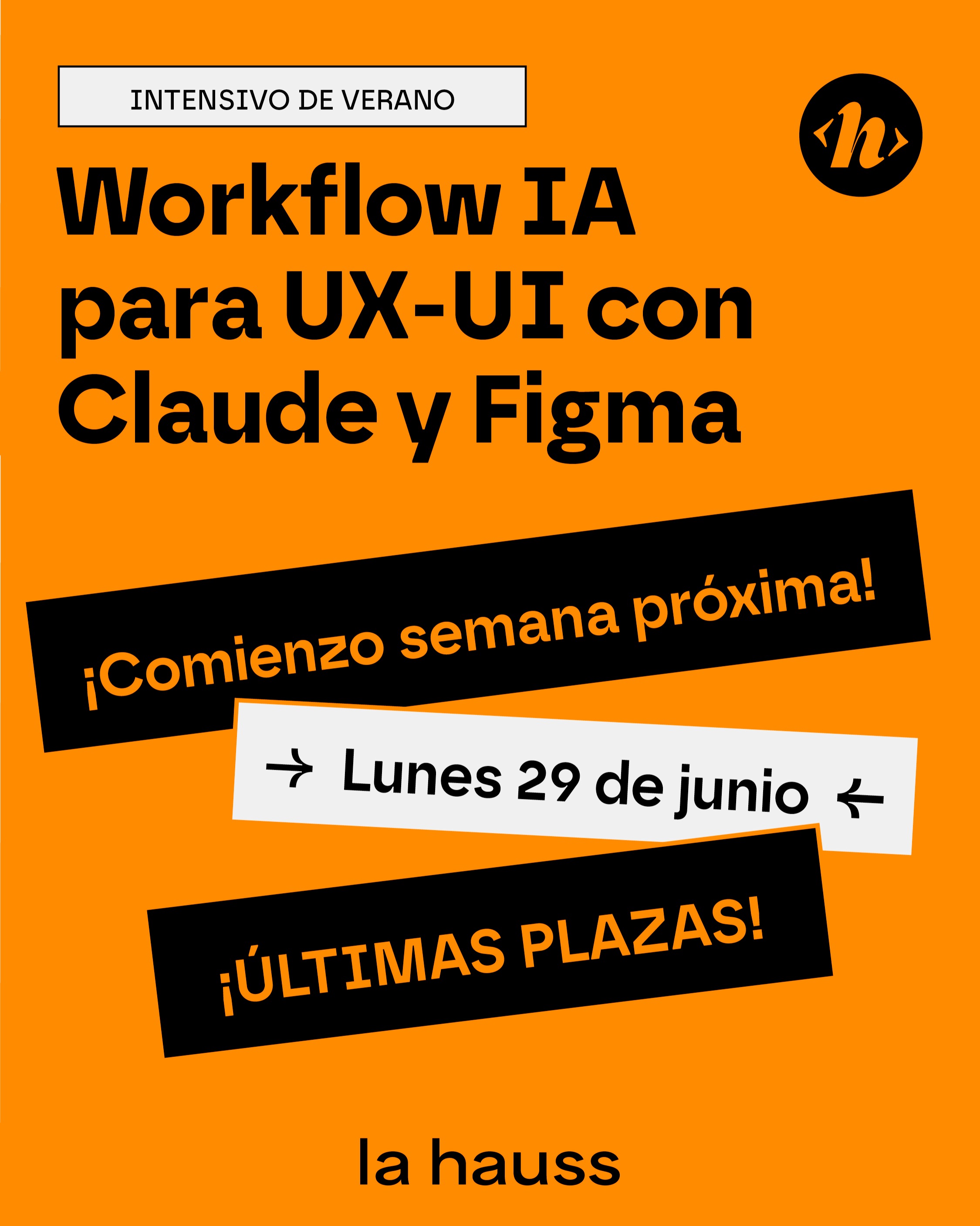 La Hauss Facebook ad: En unos días, se inicia nuestro Curso intensivo…