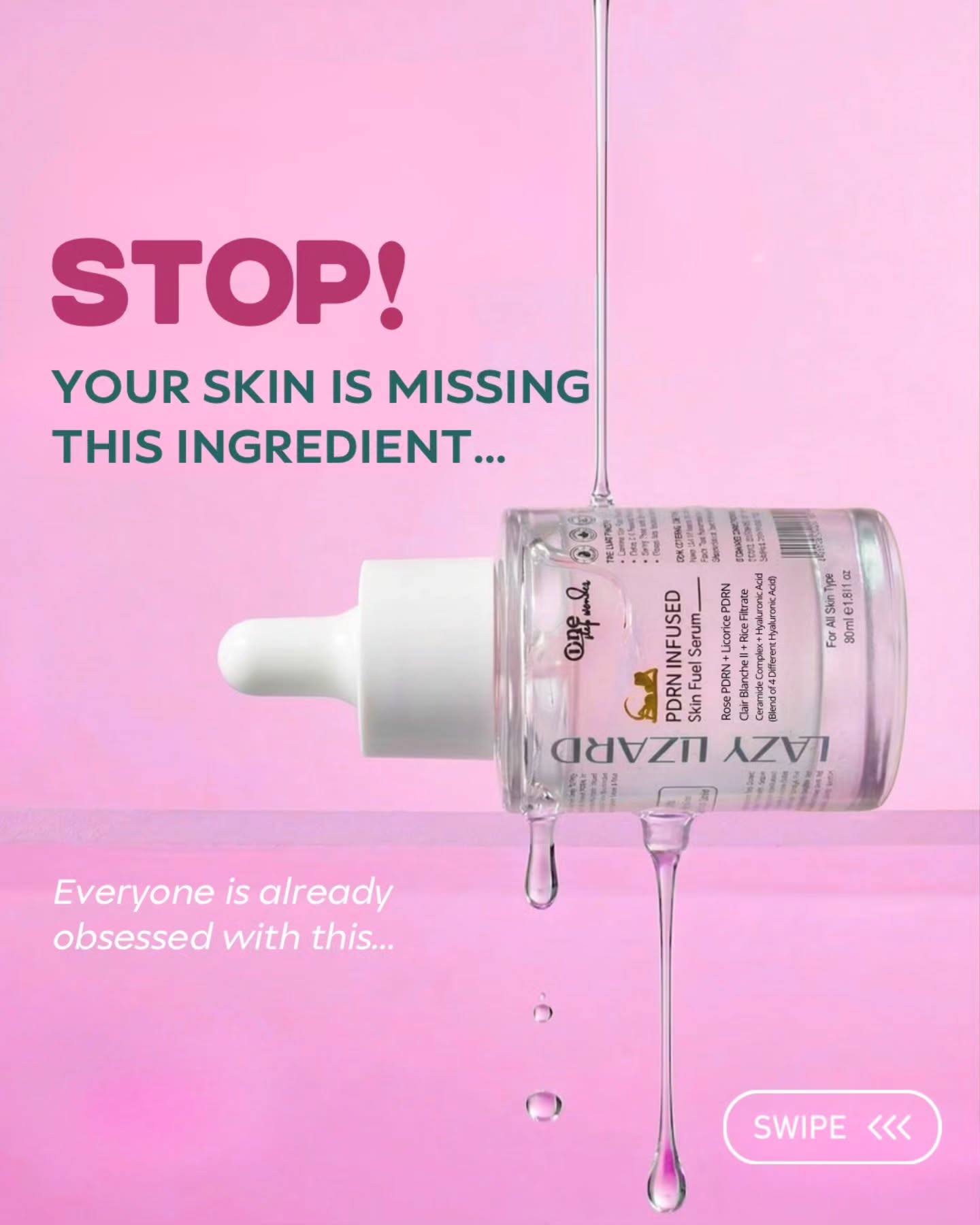 LazylizardSkincare Facebook ad