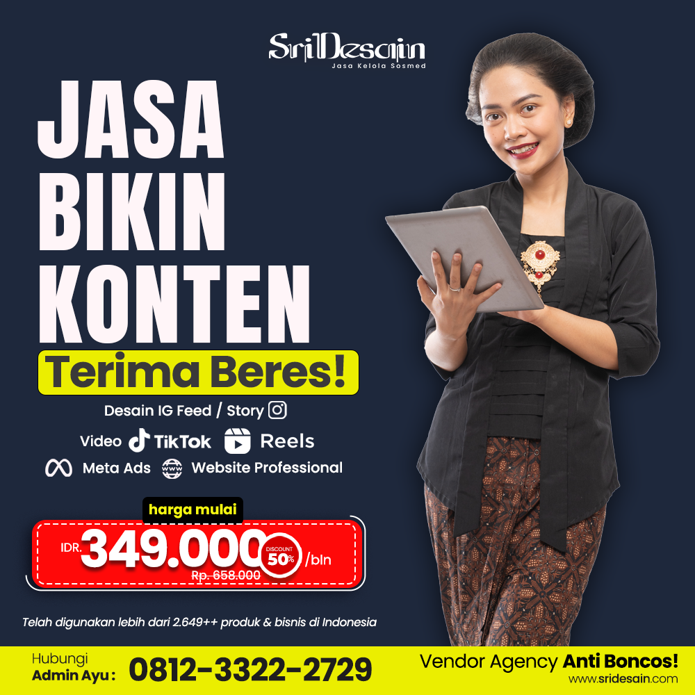 Sridesain Facebook ad: Mari mengobrol bersama kami