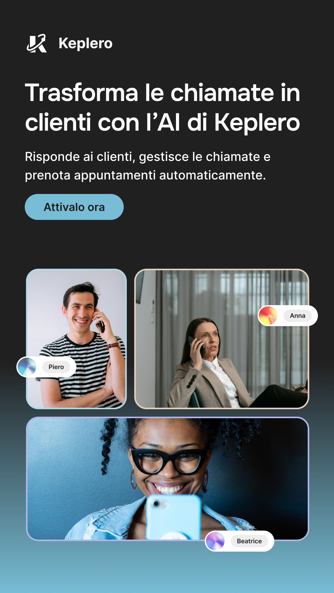 Keplero AI Facebook ad
