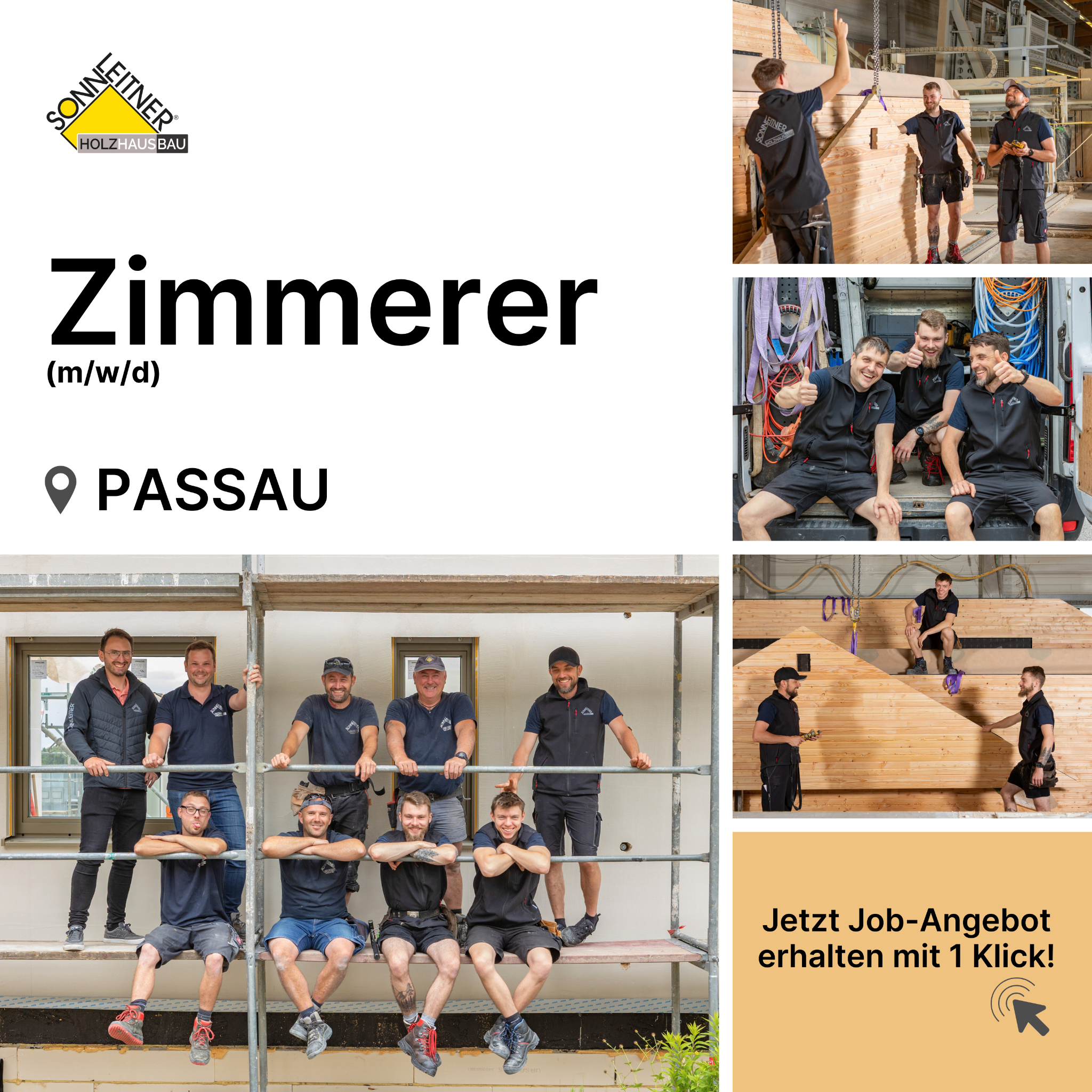 Candidate Flow Zimmerer Jobs Facebook ad: Du möchtest ein unwiderstehliches Job-Angebot?