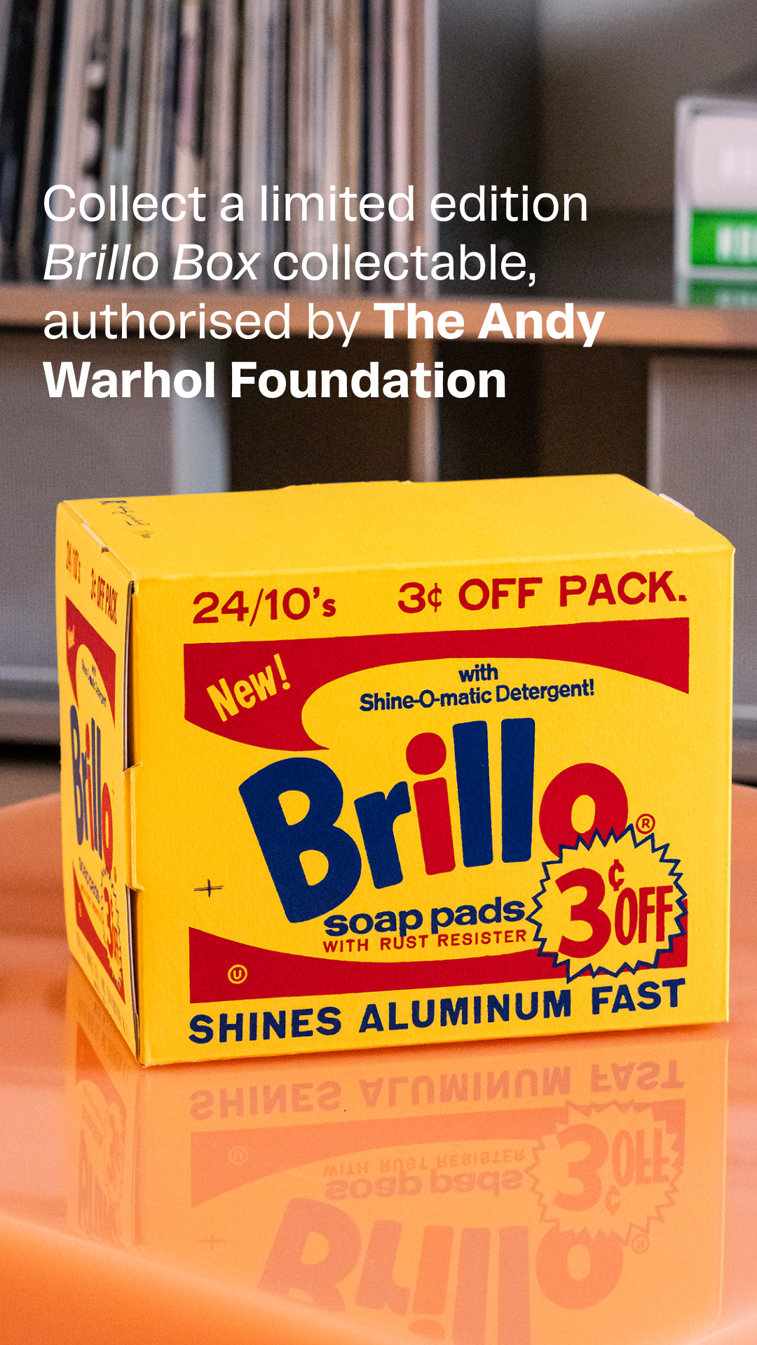 The Andy Warhol Foundation for the Visual Arts Facebook ad