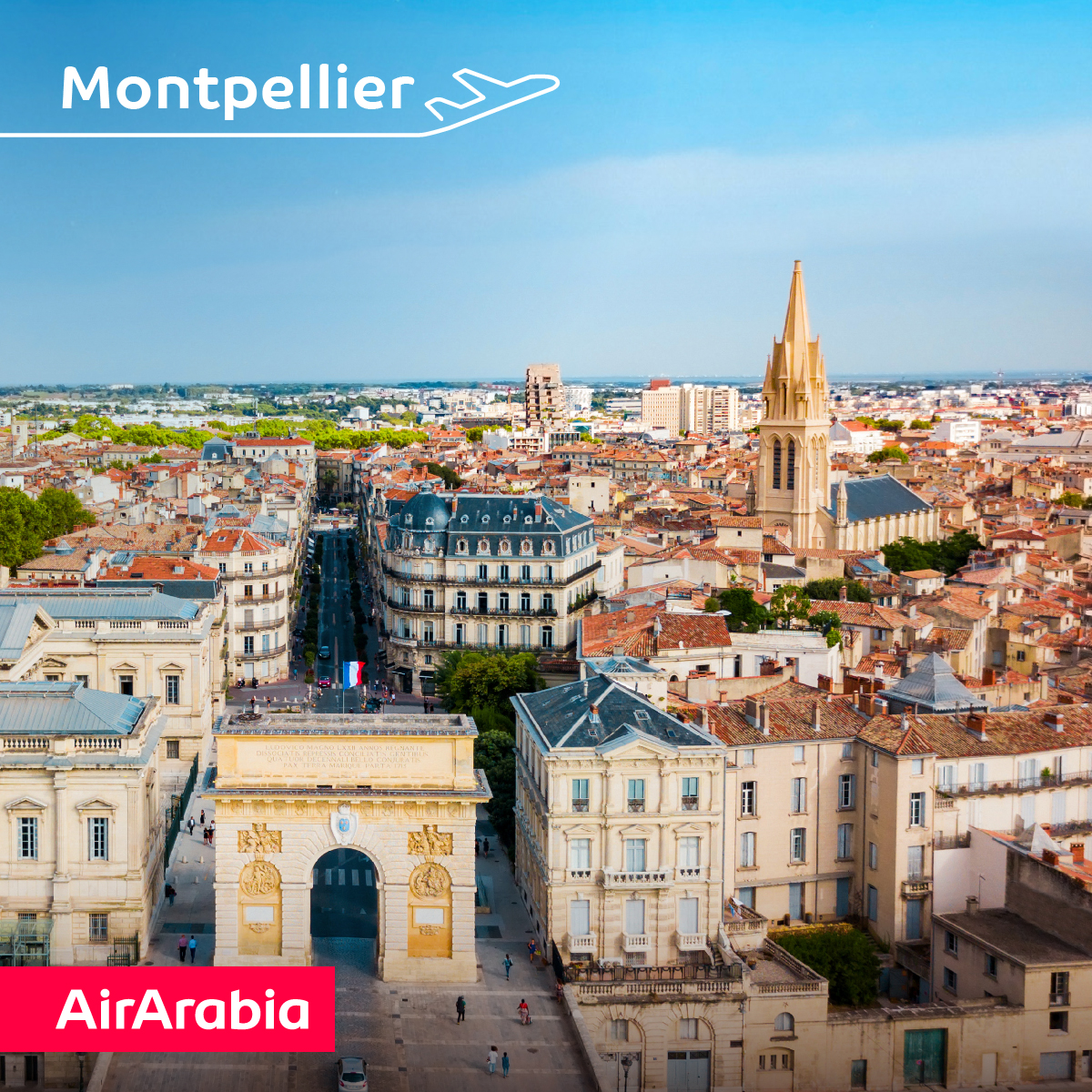 Air Arabia Facebook ad
