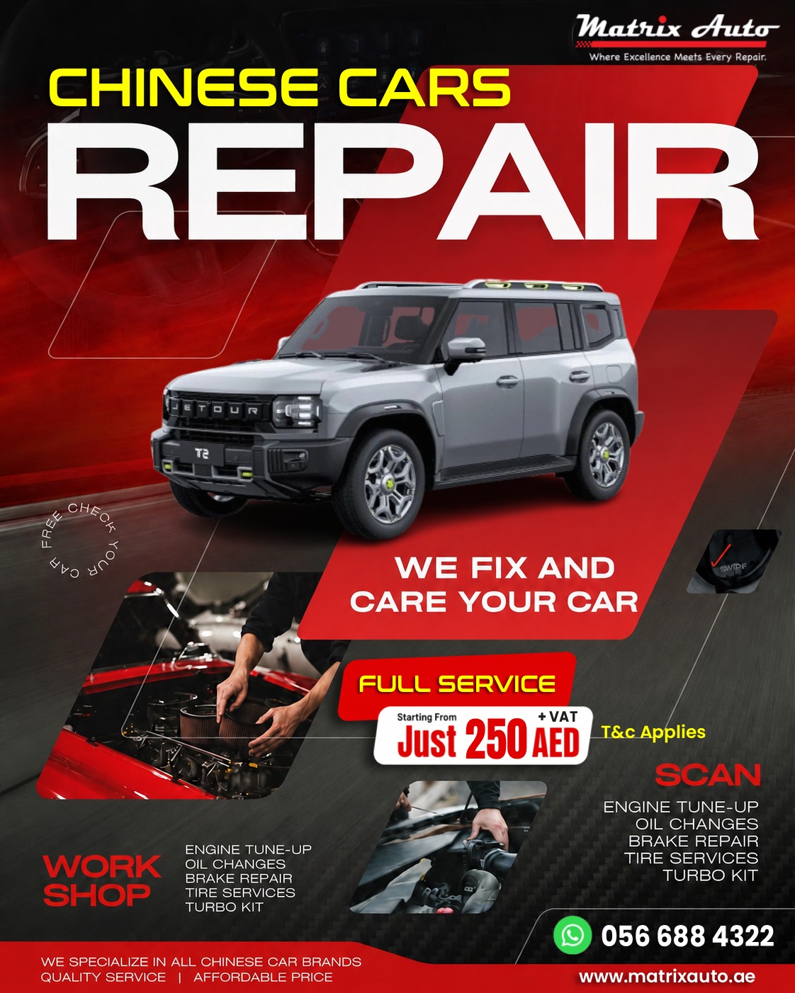 Matrix Auto Repairing LLC Facebook ad: ๐ ๐ผ๐ฑ๐ฒ๐ฟ๐ป ๐๐ฎ๐ฟ๐ ๐ก๐ฒ๐ฒ๐ฑ ๐ ๐ผ๐ฑ๐ฒ๐ฟ๐ปโฆ
