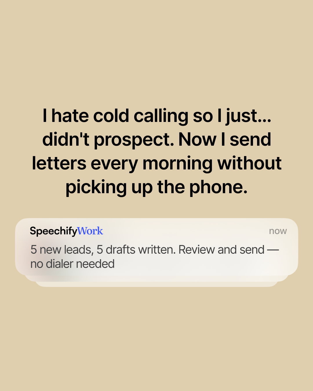 Speechify Facebook ad