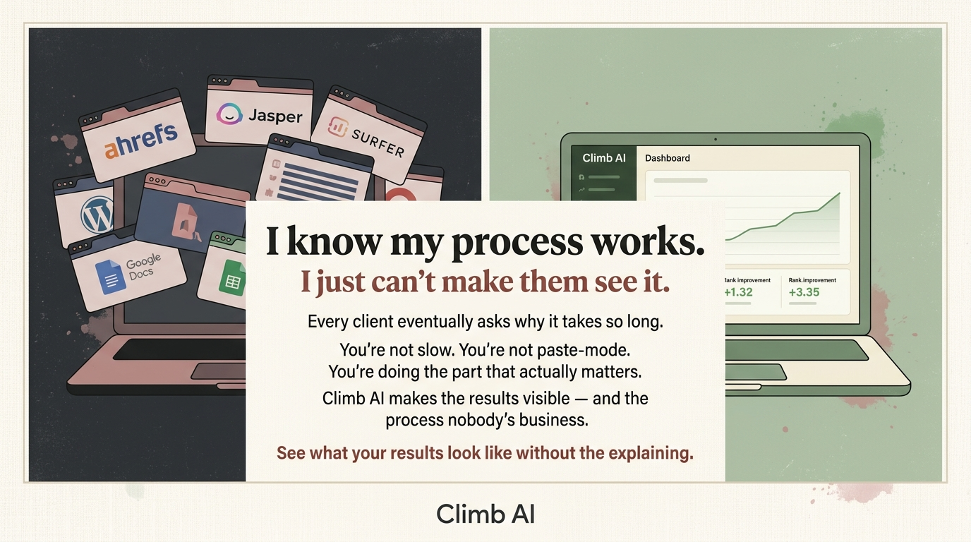 TechPulse Facebook ad: The consultant whose process looks slower than it is