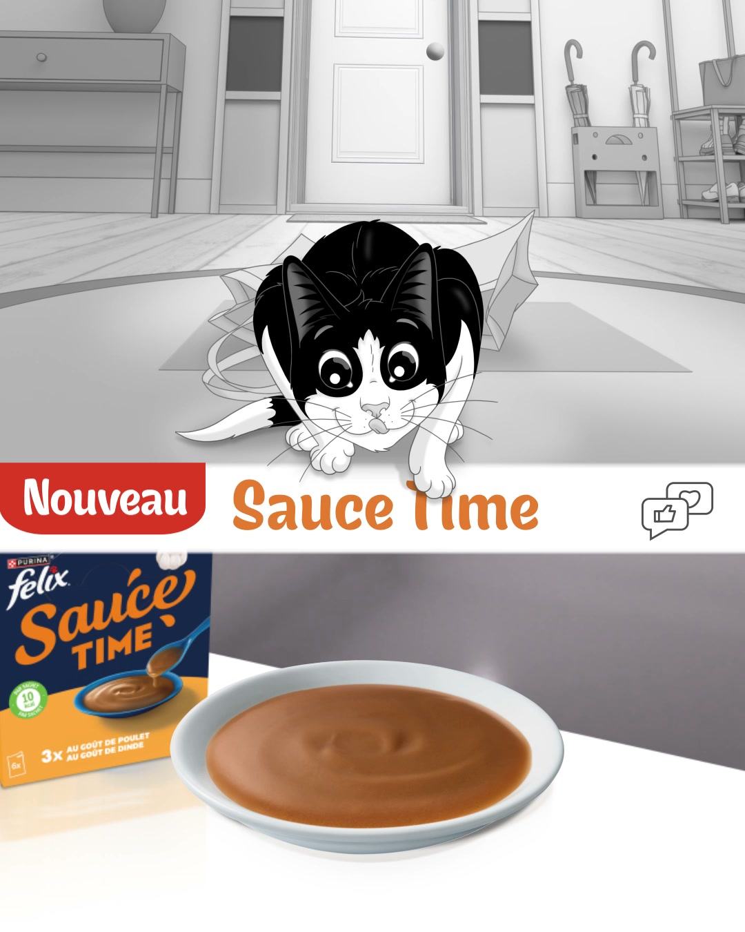 Purina FELIX Facebook ad from Aug 26, 2026